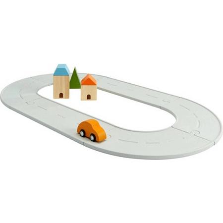 Plan Toys Rubber road & rail - Kleine set