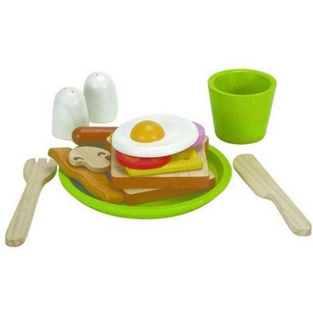 Plan Toys houten keuken accessoires Ontbijt