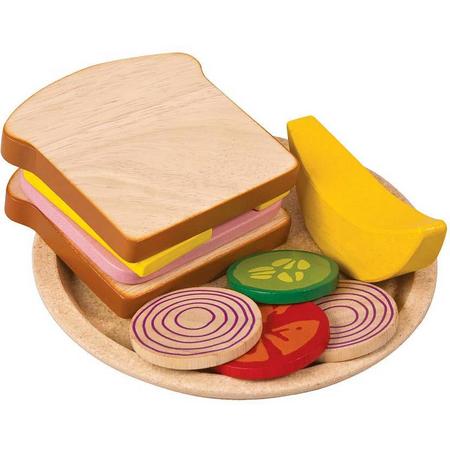Plan Toys houten keuken accessoires Sandwich Meal