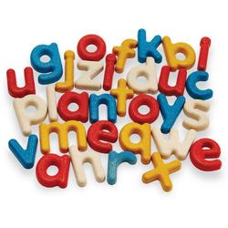 Plan Toys houten kleine letters alfabet