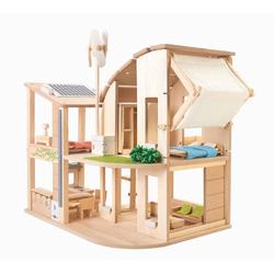 Plan Toys houten poppenhuis met meubels Duurzaam