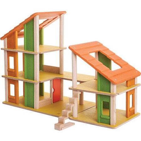 Plan Toys  houten poppenhuis poppenhuis Chalet