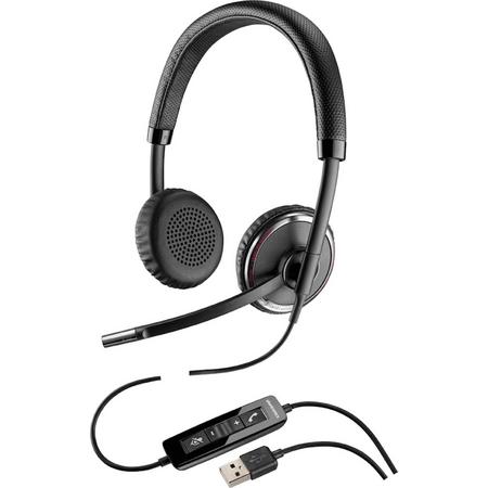 Plantronics Blackwire C520-M Stereofonisch Hoofdband Zwart hoofdtelefoon