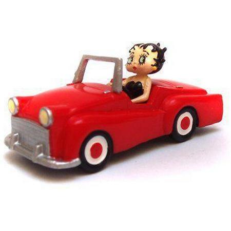 Figuurtje Betty Boop in auto