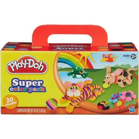 Play-Doh 20 kleuren potjes - 1680 gram - Klei