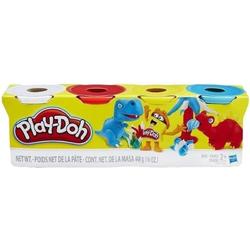 Play-doh Kleiset 4-delig Wit/rood/geel/blauw