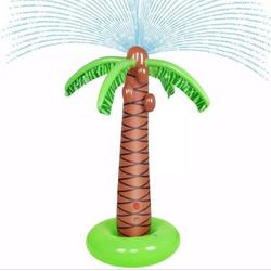 Palmboom Watersproeier - Waterspeelgoed voor Kinderen - Waterpret - Opblaasbaar Buitenspeelgoed (Aan ge sluiten op een tuinslang)
