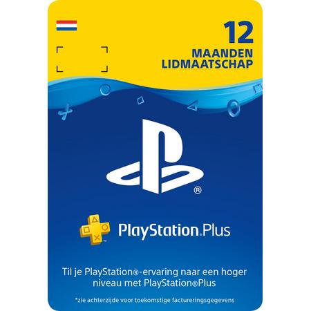 PlayStationPlus: lidmaatschap van 12 maanden (NL)