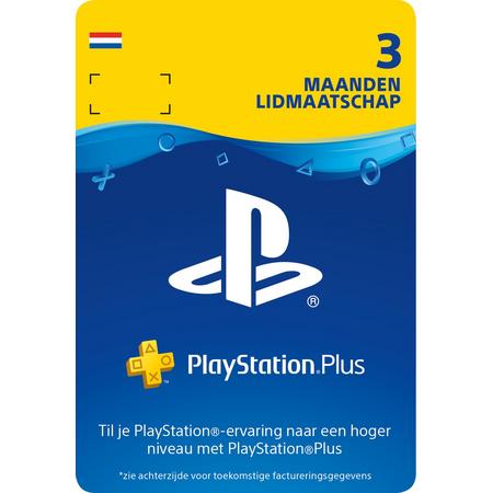 PlayStationPlus: lidmaatschap van 3 maanden (NL)