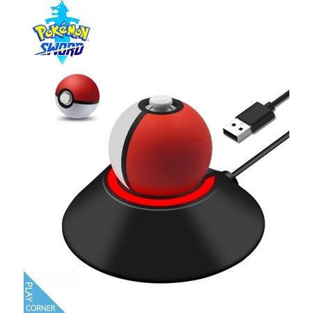 Nintendo Switch Accessoires - Pokemon Sword - Oplader Poke Ball - Switch Lite - Game Accessoires