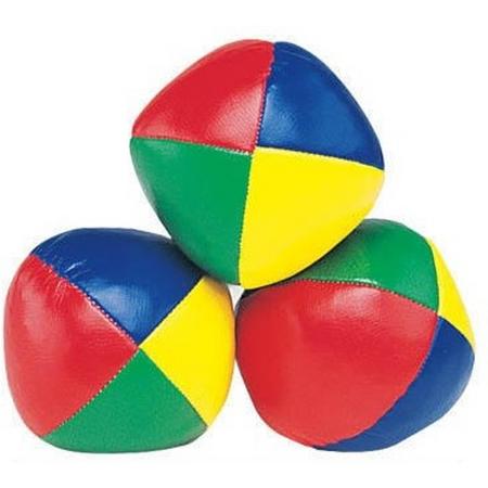 jongleerballen 3 stuks multicolor