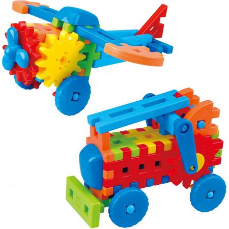 Playgo Vliegtuig/brandweerwagen constructieset Little Engineer 2023