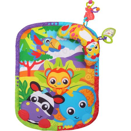 Zoo Play Time Tummy Time Mat And Pillow