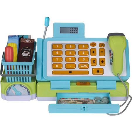 Playkidz Cash Register - Deluxe Speelgoed Kassa met Scanner