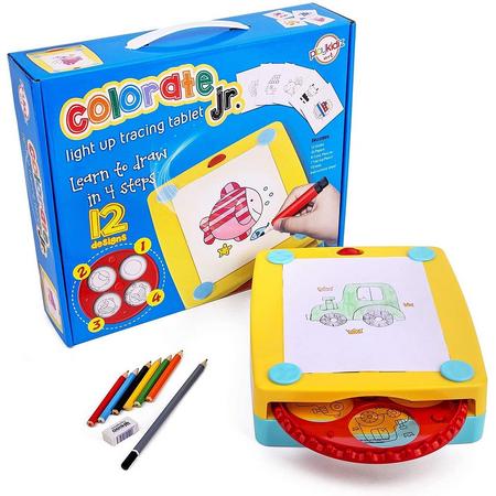 Playkidz Colorate Jr. Light-Up Tracing Tablet - Lichtbak Tekenen Leren