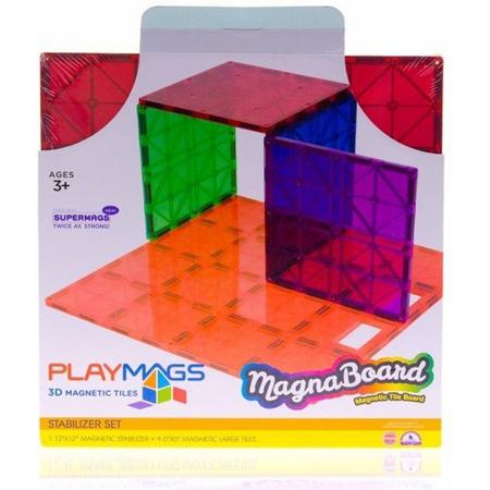 Playmags 3D Magnetische Tegels Stabilizer Set - MagnaBoard