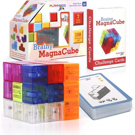 Playmags Brainy Cube met Brainy Cube Challenge Cards