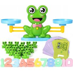 Frog Balance - Kikker - Balanceren - Vanaf 3 Jaar - Montessori Speelgoed - Evenwicht - Leerzaam - Wiskunde - Educatief Speelgoed - Leren Rekenen - Verschillende Levels - Spelend Leren - Tellen
