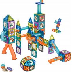 Magnetische Bouwstenen - 68 delig - Constructiespeelgoed - Magnetic Tiles - Montessori Speelgoed - Magnetische Bouwblokken - Constructie Speelgoed - Leerzame Bouwblokken - Magnetic Toys - Magnetische Tegels - Educatief - Knikkerbaan - STEM Speelgoed