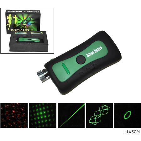 Laserpointer groen 3 in 1