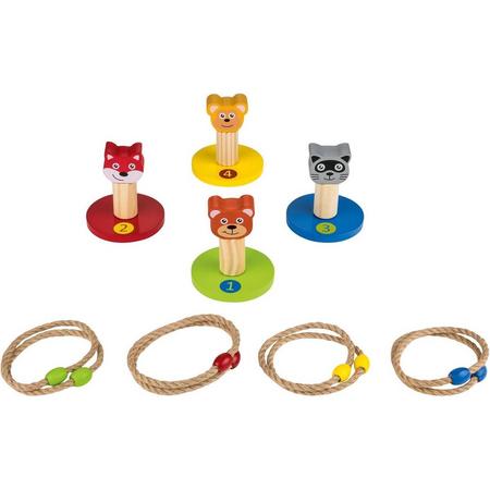 Ringwerpspel - 12 delig - FSC-gecertificeerd houten speelgoed