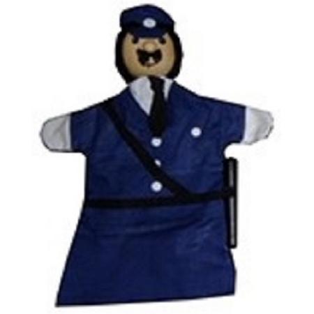 Poppenkast pop politie agent