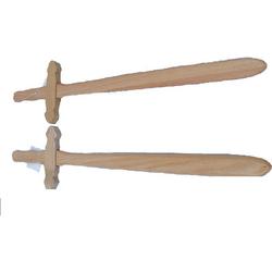 houten speelgoed zwaard 61cm lang per set van 2