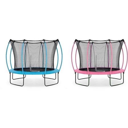 Plum Colours Springsafe - Trampoline - 10ft - omkeerbaar - Roze/Turquoise