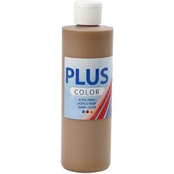 Plus Color Acrylverf - Verf - 250 ml - Light Brown