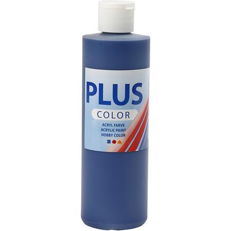 Plus Color Acrylverf - Verf - 250 ml - Navy Blue