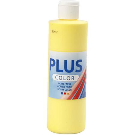 Plus Color Acrylverf - Verf - 250 ml - Primary Yellow