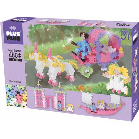 Plus-Plus Mini Pastel - Prinses 3-in-1 - 480 stuks
