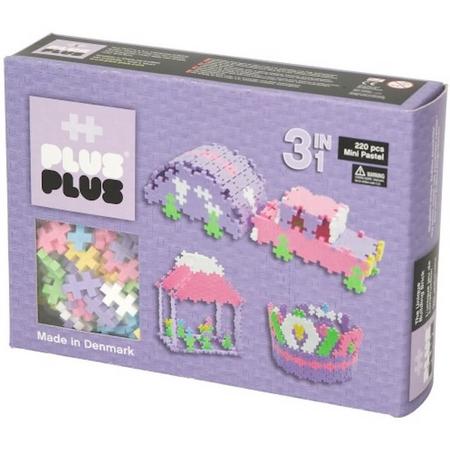 Plus-Plus Mini Pastel 3-in-1, 220 stuks - Constructie blokken