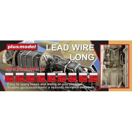 Plus Model 548 Lead Wire 0,7 mm dia - 240mm long Kabel(s)