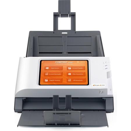 Plustek eScan A280 Enterprise 600 x 600 DPI ADF-scanner Zwart, Wit A4