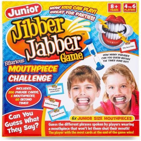 Jibber Jabber - speak out mouthguard challenge - Engelse kaartjes