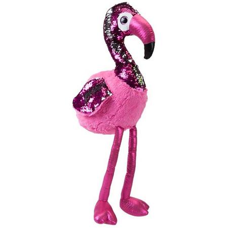 Pms Glitzies Pailletten Flamingo Fuchsia 50 Cm