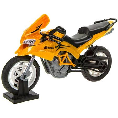 Pms Motorcycle Moto Racing 15 Cm Schaal 1:12 Oranje