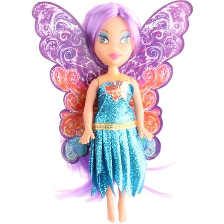 Pms Tienerpop Fairy Doll Princess 12 Cm Blauw