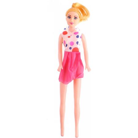 Pms Tienerpop Fashion Doll Princess 26 Cm Wit/rood