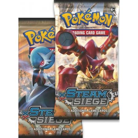 2 pakjes Pokémon kaarten Steam Siege