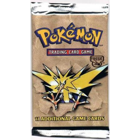 Pokemon - Fossil zapdos booster - Pokémon kaarten