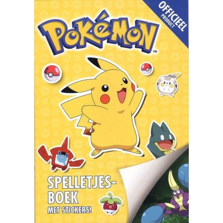 Pokemon spelletjes boek met stickers