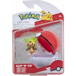 Pokémon - Speelfiguur - Clip N Go - Chespin