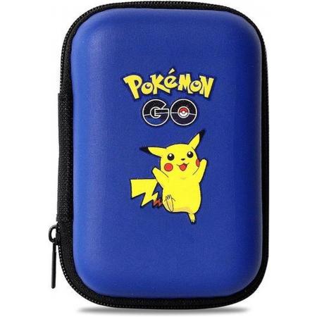 Pokémon Accessoires Verzamel Box - Pikachu - Kaarten Box - Celebrations - Verzamelmap - Blauw
