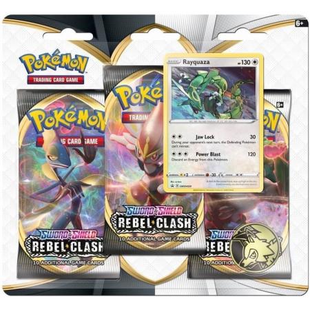 Pokémon Sword & Shield: Tcg Rebel Clash 3-boosterblister