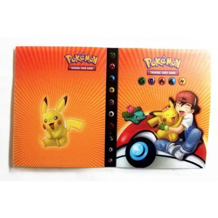 Pokémon Verzamelmap Ash Pikachu 4 Pocket - 240 Pokemon Kaarten album