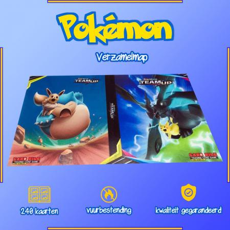 Pokémon Verzamelmap – Voor Kaarten – 240 kaarten – Exclusief Kaarten - Snorlax