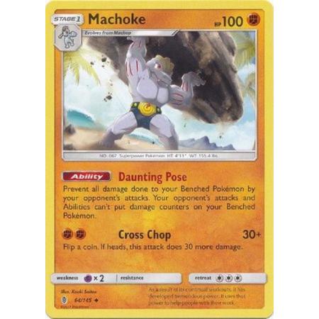 pokemonkaart - Machoke - 64/145 - guardians rising