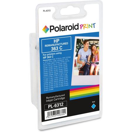 Polaroid inkt RM-PL-6312-00 voor hp C8771EE/No.363, cyan
